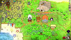 in hornycraft parody, watch the femdom with huge tits get her face covered in hot cum? so messy!