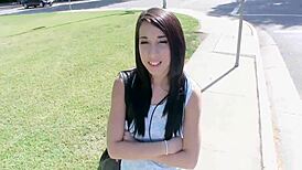 sampling tight babe mia hurley's sweet spot at legal age