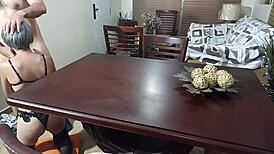 My Stepmom Insists on Fucking Her Pussy Hard While Daddy Works All Day