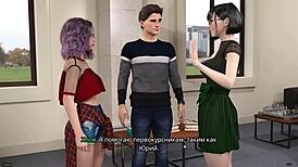 complete gameplay of freshwomen part 7 with hot anime car sex