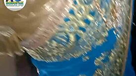 Desi girl fucks groom in wedding by lifting saree