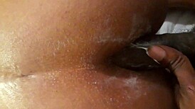 Anal Anyone? Watch This Ebony Amateur Get Her Ass Fucked Roughly!