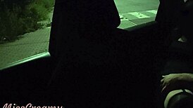 Wife Squirts And Fucks Voyeur In Public Parking Caught By Strangers