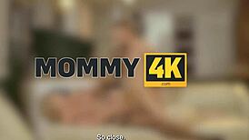 Mommy4k shows off big tits while proposing seductive hentai pleasure