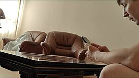 Stepmom and sex doll seduce stepson, then he fucks everyone but his girlfriend.