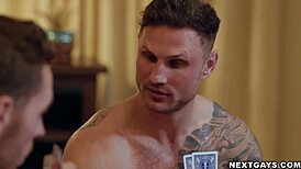 Watch jayden marcos and phoenix ocean get bareback fucked by a massive twink cock in uniform fantasy!