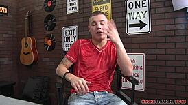 Straight Boy Joins Wild 3 Way Orgy in Rough Fuck Fest