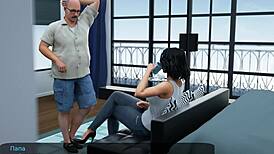 Complete Gameplay - Milfy City Part 25: Public Deepthroat and Muff Diving Action