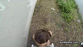 Thousand Bucks Quickie with Perky Teen 18+ Outdoors!