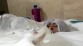 Hey, cyno solo bubble bath fun 2 with cosplay costumes and model vibes! 🛁