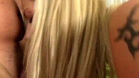 Blonde Teen Enjoys Oral Pleasures With Friend