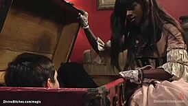 black mistress training new male slave