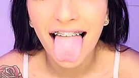 Claudia Bavel sucks and jerks your cock before we fuck!