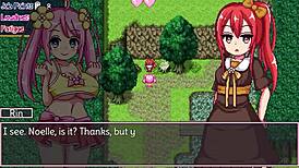 Noelle Shows Big Tits In Anime Game Hentai