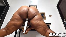 Watch POV messy sweaty big ass Hitachi play! Is it making you crave more?