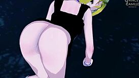 Anna's Wet Vagina Exorcises in Missionary Bent Over