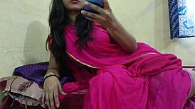 Desi bhabhi shaves pussy at salon with brother sahib