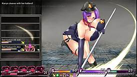 karryn's rough threesome with slime monster and thug in prison pornplay