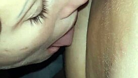 I’m devouring my step sister’s juicy unshaved pussy in a steamy homemade clip.