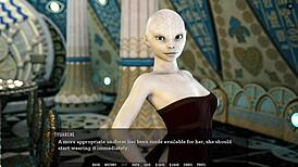 Lesbian assfuck orgy in 3D