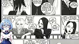 Girls night out 8 in anime hentai cartoon style.