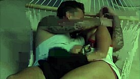 in this amateur scene, a cute sexy girl surprises her boyfriend with a passionate handjob, making him cum.