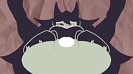 Miss Circle engages in intense group banging in anime style