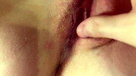 Stepbrother licks my virgin red pussy for the first time... wet and tight close-up