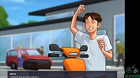 finally got my bike in summertime saga ep 54! 🏍️