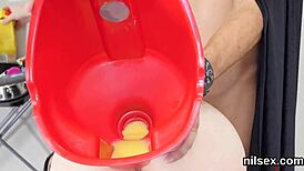 Slutty Cutie Brought To Asshole Loony Bin For Extreme Anal Therapy