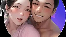 Yo, caught this hot chick in the bathroom going wild! 😍