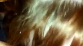 Amateur teens use dildo in wet girl on girl action