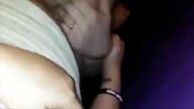 Amateur teens use dildo in wet girl on girl action