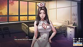 in ep3, my naughty nurse yui gives a surprise handjob at the festival