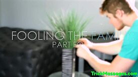 Man, This Amateur Babe Got Tricked by Her Masseur. Cute Tattooed Chick With Piercings Takes a Facial!