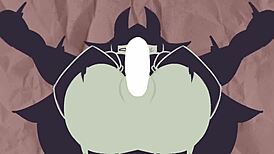 Miss Circle engages in intense group banging in anime style