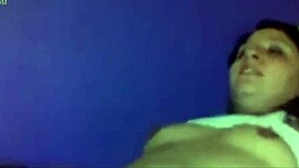 Amateur teens use dildo in wet girl on girl action