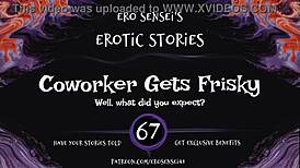 Coworker Shares Erotic Audio For Women