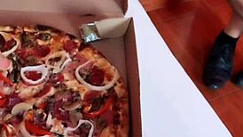 pay pizza guy with my ass?