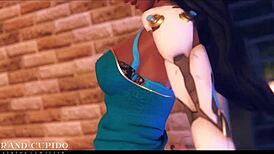 Symmetra's Virus Leads to Lonely Sex Adventures in Overwatch Hentai