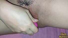 uhh desi stepsis let me touch her pussy... climbs my bed showin off