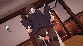 Big Cock Fucks Teen Ass in 3D Animation Doggystyle