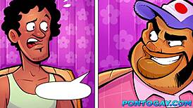 A young virgin guy loses his virginity to a male prostitute in a bareback encounter.