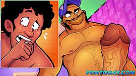 A young virgin guy loses his virginity to a male prostitute in a bareback encounter.