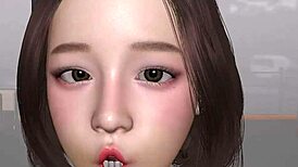 Perfect doll in hentai 3d game!