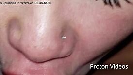 Brazilian pornstars Bianca Naldy and Bela India Prime share snowball kisses before swallowing cum in full video.