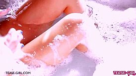 Amazingly Hot Blonde Teen Swallows in POV Anal Massage