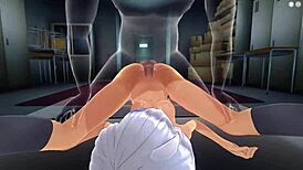 intense teen handjob leading to wild sex in hentai