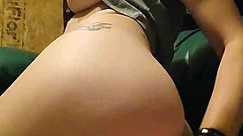 I fuck my ass with pink dildo, oh god