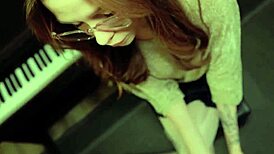 Pretty redhead teen 18+ unleashes passion in sensual serenade